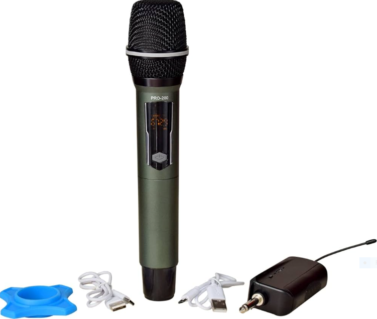Shengfu CP-113CD Professional Rechargeable UHF Wireless Microphone