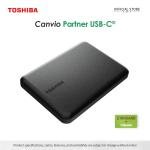 Toshiba Canvio Partner 1TB USB Type-C External Hard Disk Drive