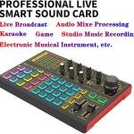 K300 Professional Audio Mixer Live Sound Card with Multiple Effects & Voice Changer