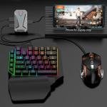 4 In 1 PUBG Mobile Gaming Keyboard Mouse Converter Combo Pack