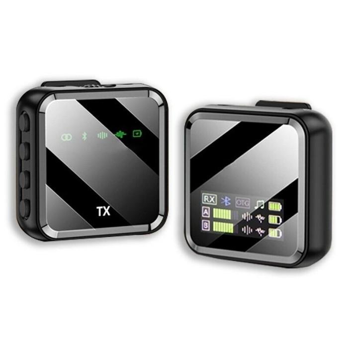M32S large screen Dual Digital Display Wireless Lavalier Microphone