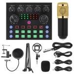 BM800 Studio Condenser Microphone set with V8s Sound Card