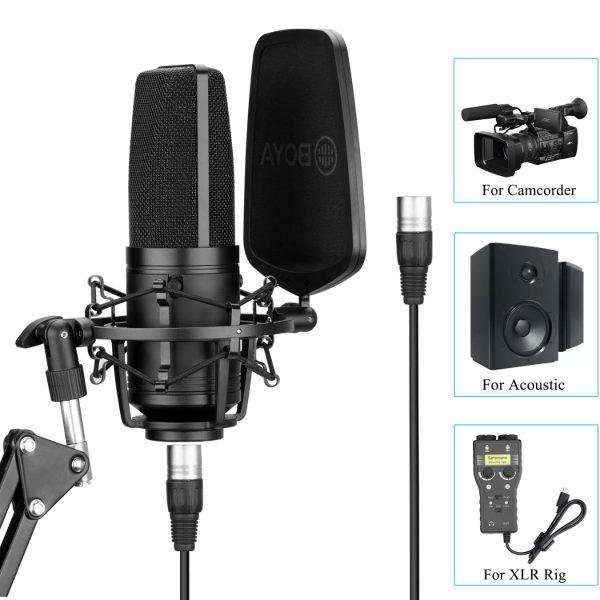 Boya BY-M1000 Large Diaphragm Condenser Microphone