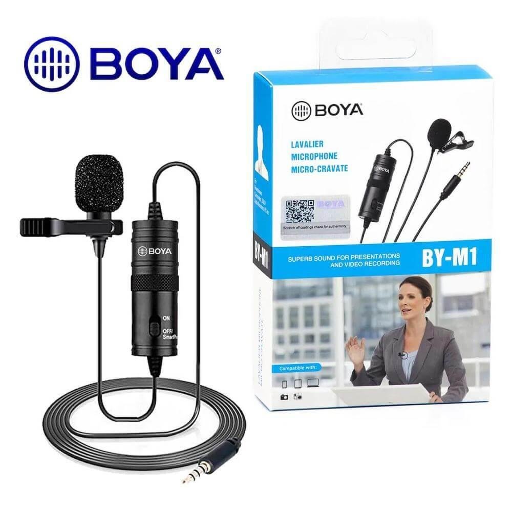 Boya BY-M1 Omnidirectional Lavalier Microphone (Original)