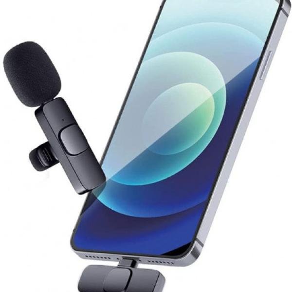 K8 Wireless Lavalier Microphone for iPhone and Type-C