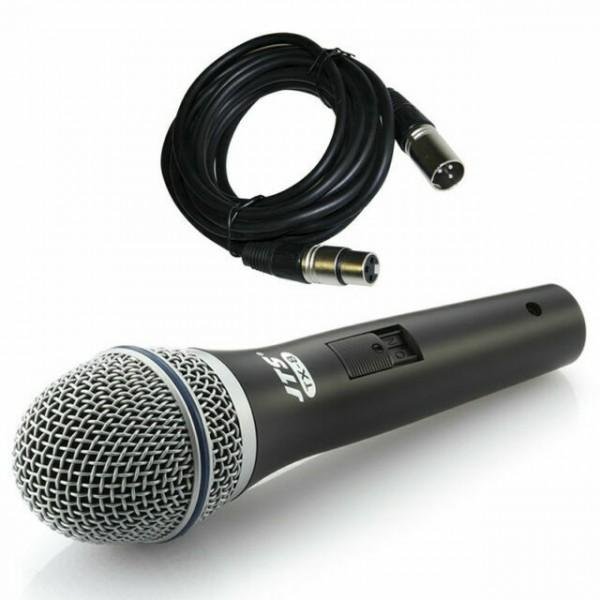 JTS TX-8 Dynamic Vocal Microphone with xlr cable