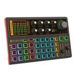 K300 Professional Audio Mixer Live Sound Card with Multiple Effects & Voice Changer