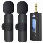 K35 Dual Wireless Microphone For 3.5mm