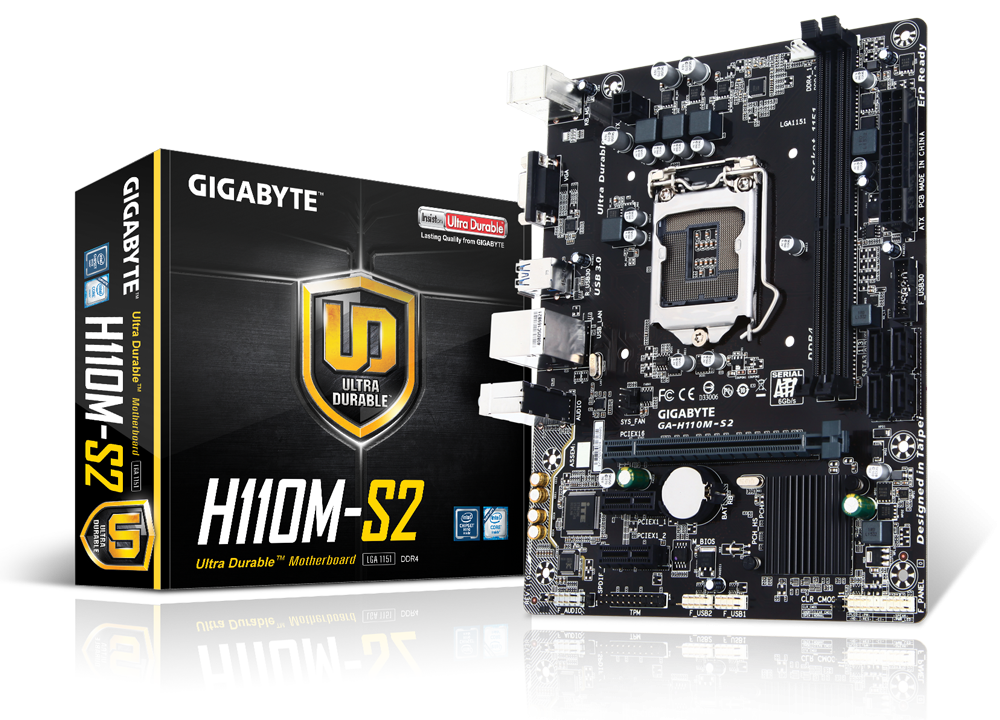 Gigabyte GA-H110M-S2 Micro ATX Motherboard