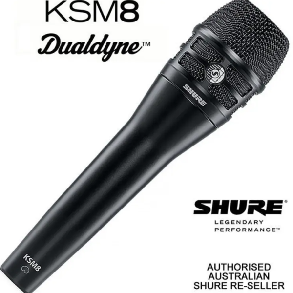 Shure KSM8 Dualdyne Cardioid Vocal Microphone Black