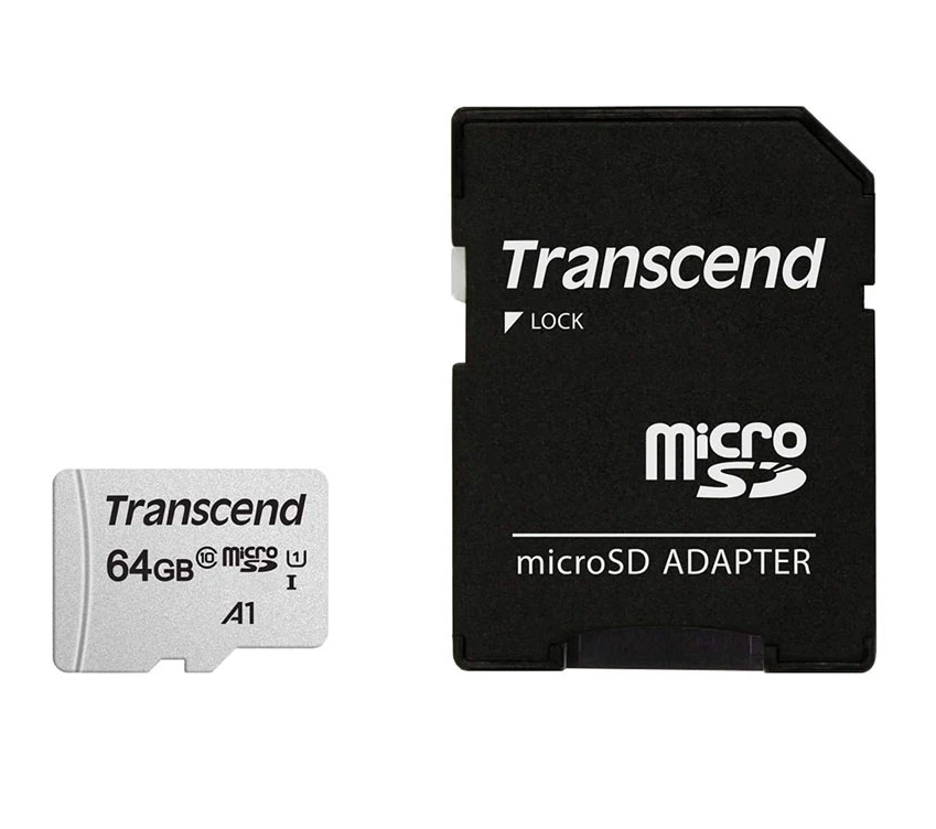 Transcend 64GB Micro SD UHS-I U1 Memory Card