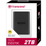 Transcend ESD270C 2TB USB 3.1 Gen 2 Type-C External SSD