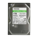 Toshiba S300 1TB 3.5 Inch SATA 5700RPM Surveillance HDD