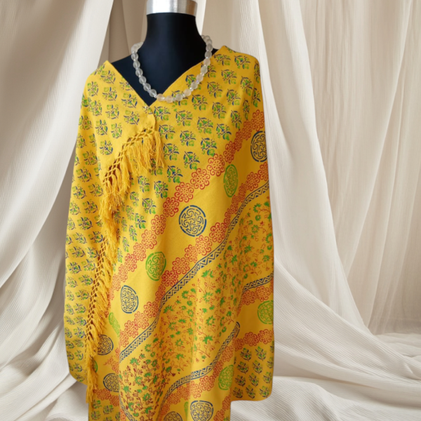 Premium Block Print Design Shawl