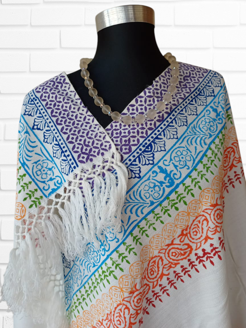 Premium Block Print Design Shawl