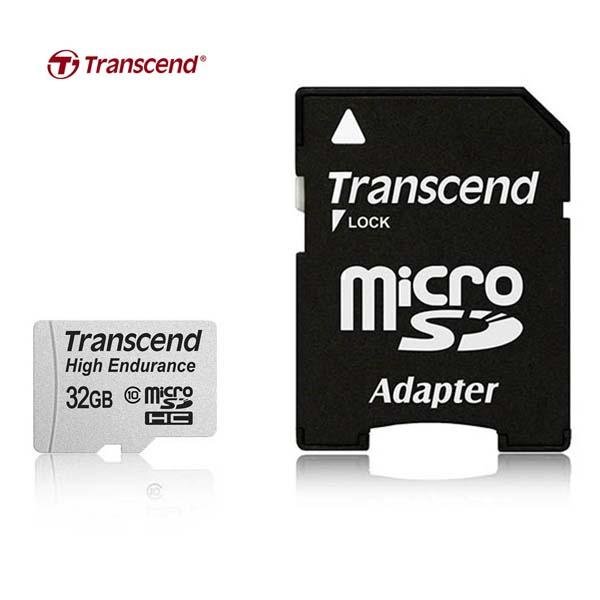 Transcend 32GB USD300S-A UHS-I U3A1 MicroSD Memory Card with Adapter