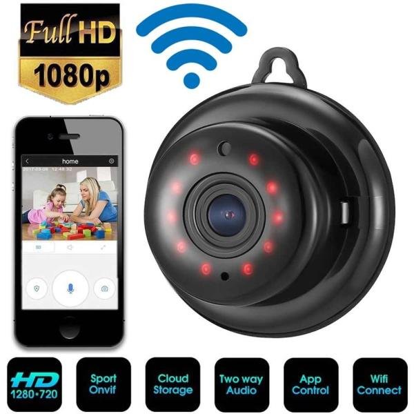 V380 Mini WiFi IP Camera Wireless small Camera Hook System