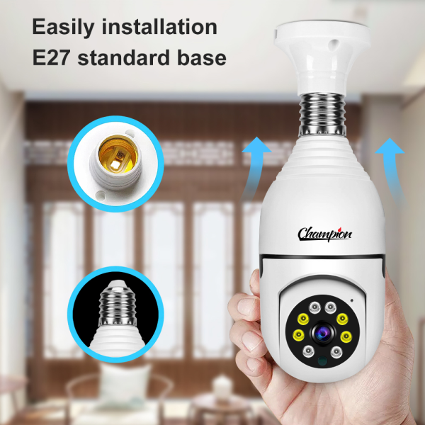 V380 Pro Champion Brand 1080p Full HD Bulb Holder Camera