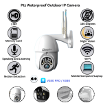 V380 Ptz Waterproof Outdoor 3MP HD Wifi IP Camera